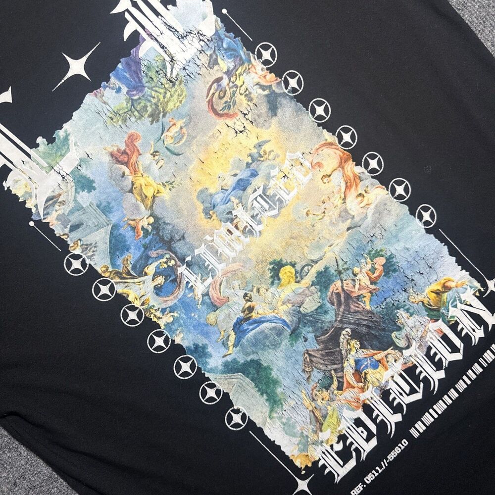G-Star Limited Edition Angelic Graphic Art Tee T Shirt Size XL Faded